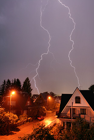 thunder and lightning